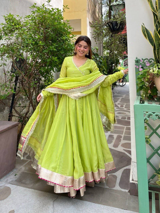 GREEN ANARKALI