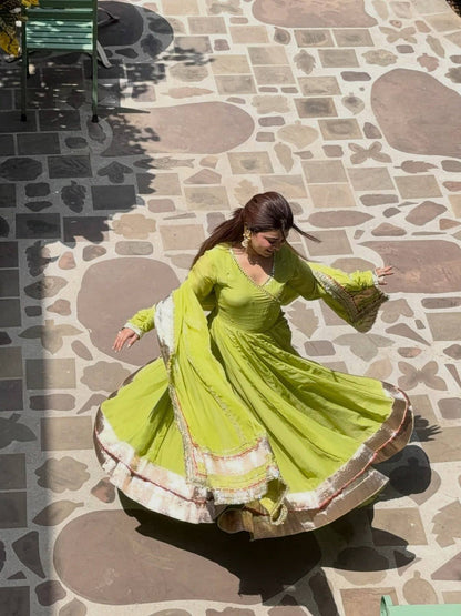 GREEN ANARKALI